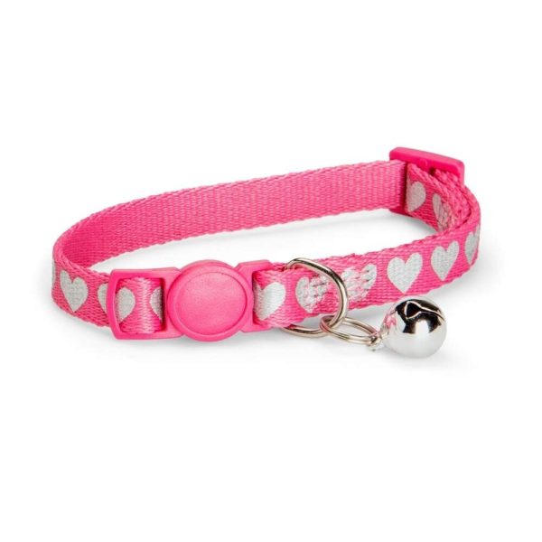 Basic Cat Reflective Lovely Halsband (Rosa)