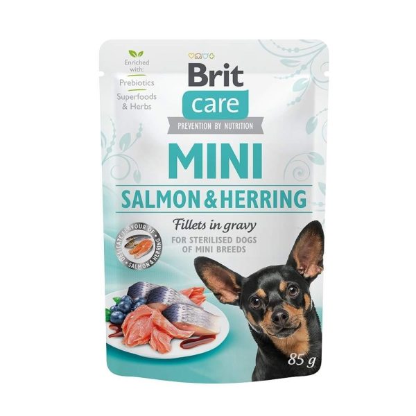 Brit Care Mini Lax & Sill i Sås 85 g