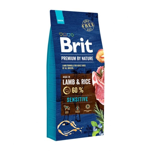 Brit Premium By Nature Dog Sensitive Lamb & Rice (15 kg)