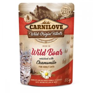 Carnilove Cat Adult Wild Boar & Chamomile 85 g