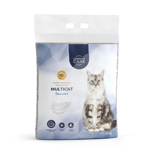 Compact Care Multicat Unscented 14 kg