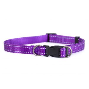 Dogman Nylonhalsband Iris Lila (22-35 cm)