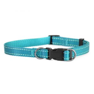 Dogman Nylonhalsband Iris Turkos (22-35 cm)