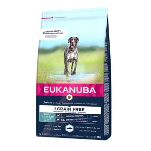 Eukanuba Dog Grain Free Adult Large & Extra Large Breed Ocean Fish (3 kg)