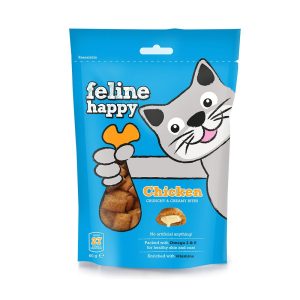 Feline Happy Kyckling Kattgodis 60 g