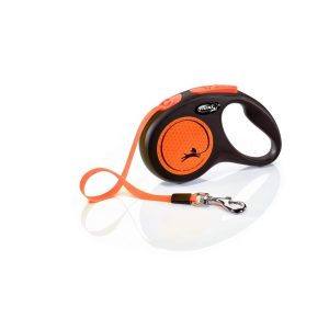 Flexi New Neon Small 5 m Band/15 kg (Orange)