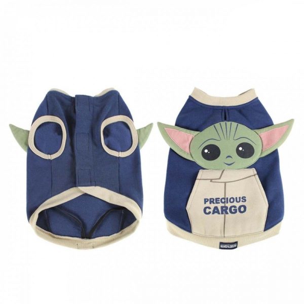 For FAN Pets Baby Yoda Hundtröja Blå & Beige (XS)