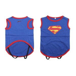 For FAN Pets Superman Hundtröja Blå (XS)