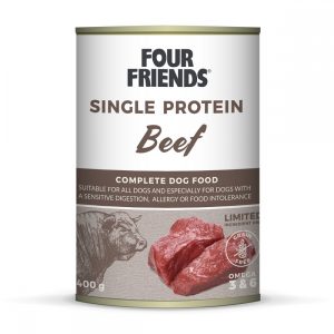 Four Friends Dog Single Protein Beef 400 g