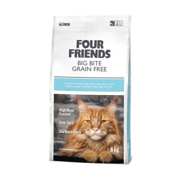 FourFriends Cat Big Bite Grain Free (6 kg)