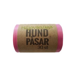 FourFriends Dog Hundpåsar Miljövänliga 30-pack (Rosa)