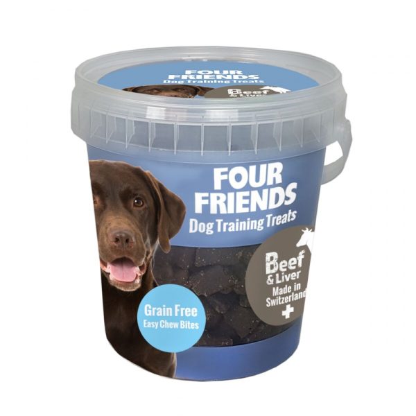 FourFriends Dog Training Treats Grain Free Beef & Liver 400 g