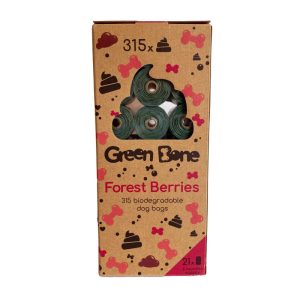 Green Bone Bajspåsar Forest Berries Refill (315-pack)