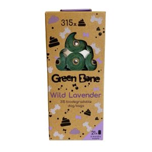 Green Bone Bajspåsar Wild Lavender Refill (315-pack)