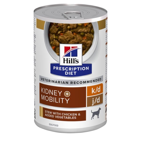 Hill’s Prescription Diet Canine k/d j/d Kidney + Mobility Stew Chicken & Vegetables 354 g