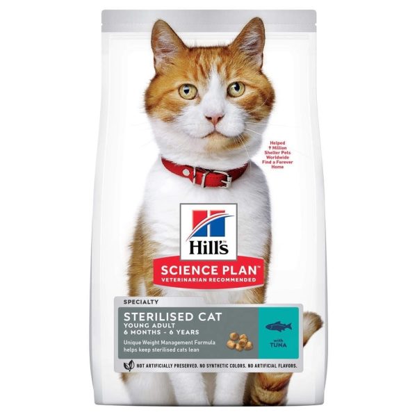 Hill's Science Plan Cat Young Adult Sterilised Tuna (10 kg)