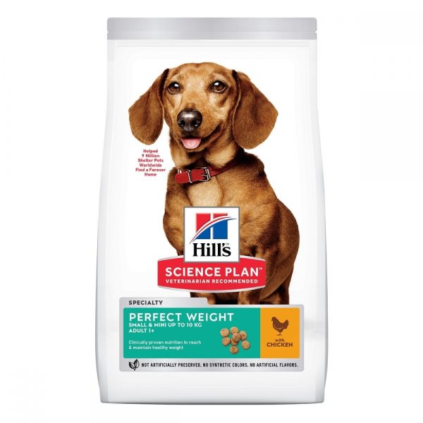 Hill's Science Plan Dog Adult Perfect Weight Small & Mini Chicken (1,5 kg)