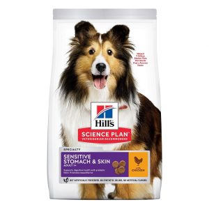 Hill's Science Plan Dog Adult Sensitive Stomach & Skin Medium Chicken (14 kg)