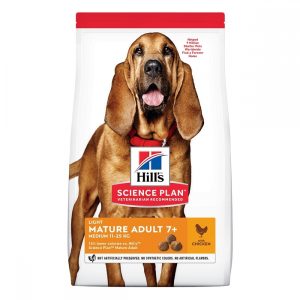 Hill's Science Plan Dog Mature Adult Light Medium Breed Chicken (14 kg)