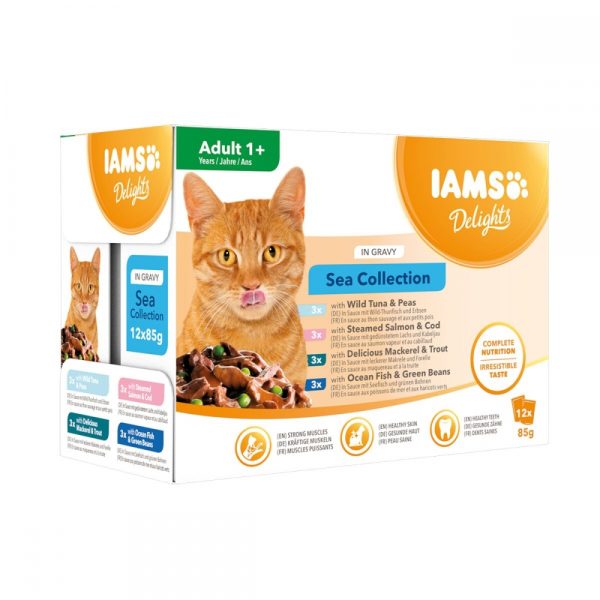 Iams Delights in gravy Multipack Sea Collection 12x85 g