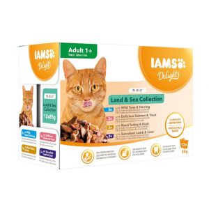 Iams Delights in jelly Multipack Land & Sea 12x85 g