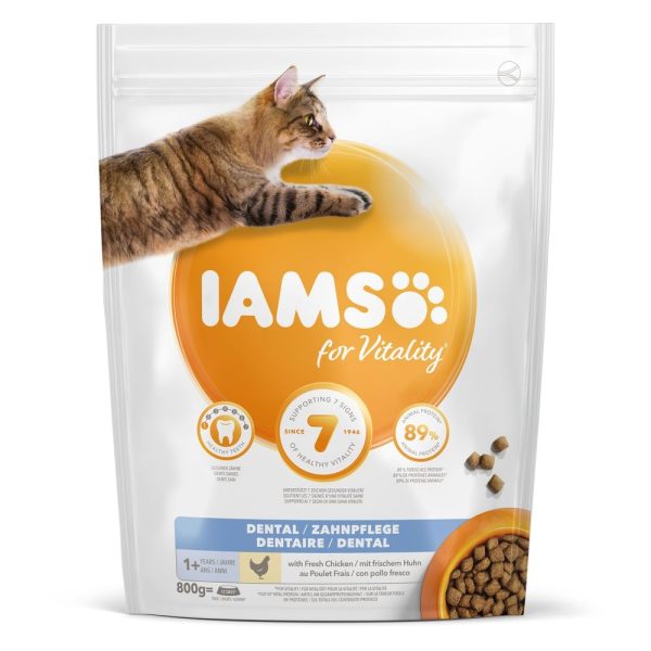 Iams for Vitality Cat Adult Dental Chicken (800 g)