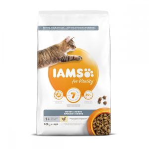 Iams for Vitality Cat Adult Indoor Chicken (10 kg)