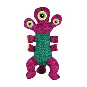 KONG Woozles Alien Rosa Hundleksak