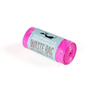 Little&Bigger Bajspåse Knythandtag Rosa 50-pack