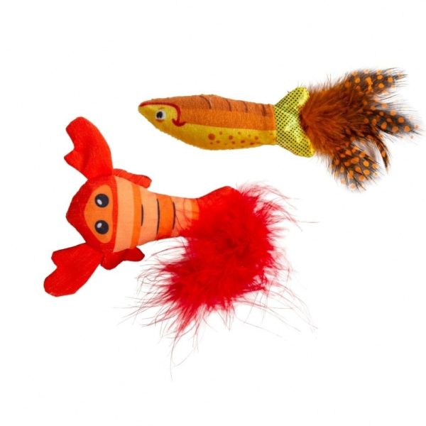 Little&Bigger Cute Crinklies Fisk & Hummer 2-pack