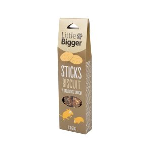 Little&Bigger Sticks Smådjur Kex 2x60 g