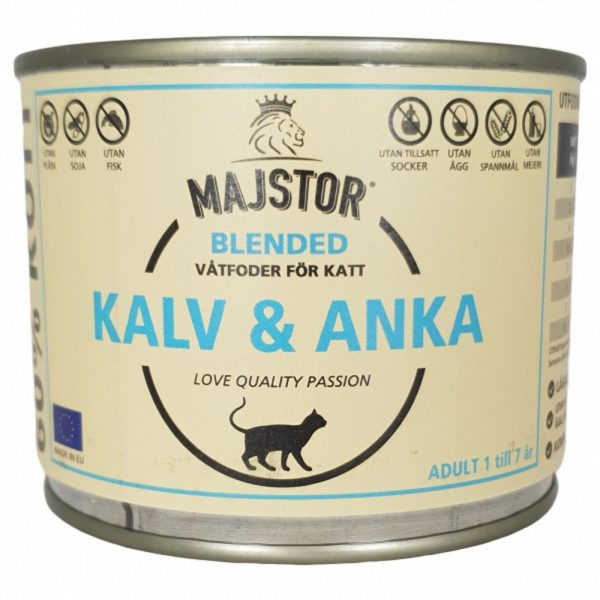 Majstor Katt Blended Kalv & Anka