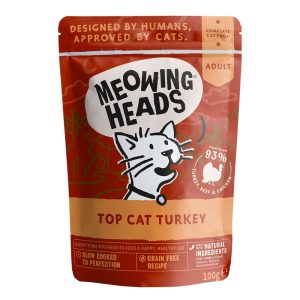 Meowing Heads Top Cat Turkey 100 g