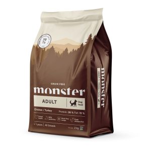 Monster Dog Adult All Breed Grain Free Chicken & Turkey (2 kg)