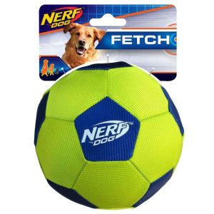 NERF Dog Airtuff Fotboll Lime & Blå