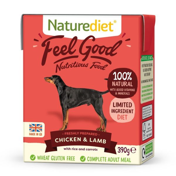 Naturediet Feel Good Kyckling & Lamm (390 g)