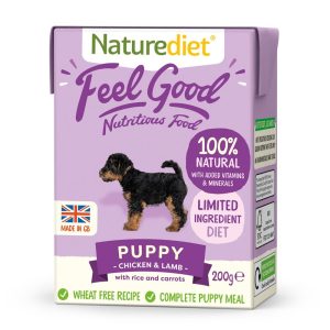 Naturediet Feel Good Puppy Kyckling & Lamm (200 g)