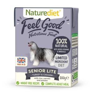 Naturediet Feel Good Senior Lite Kalkon & Kyckling (200 g)