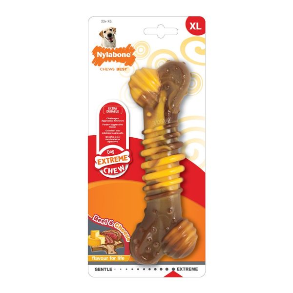 Nylabone Extreme Texture Beef & Cheese (M)