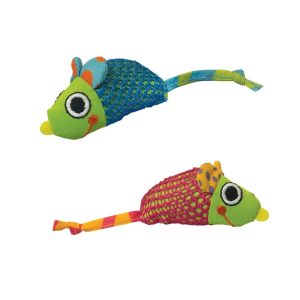 Petstages Catnip Dental Mice 2-pack