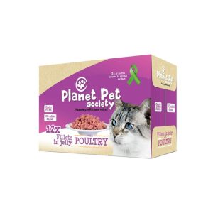 Planet Pet Society Fågel i Gelé 12 x 85 g