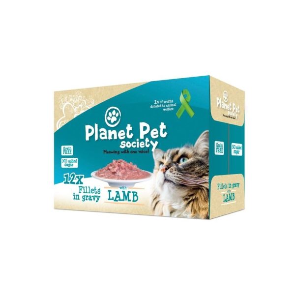 Planet Pet Society Lamm i sås 12x85 g