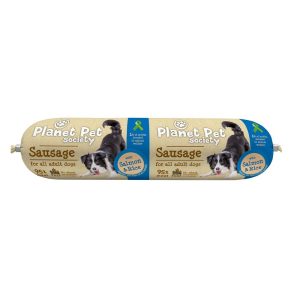 Planet Pet Society Sausage with Salmon & Rice 800 g