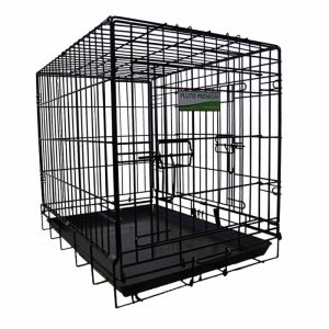 Pluto Premium Travel Cage Black (X-large)