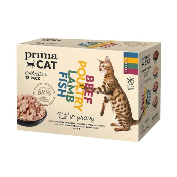 PrimaCat Classic Multipack in Gravy 12x85 g