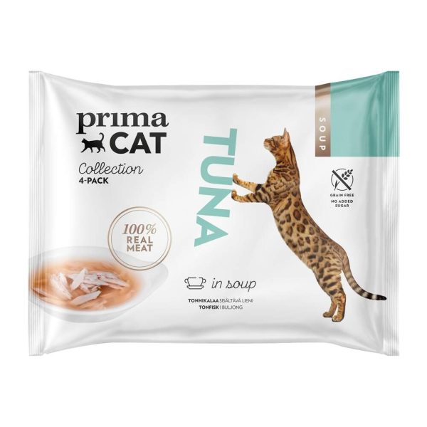 PrimaCat Tuna in Soup (4 x 40 gram)