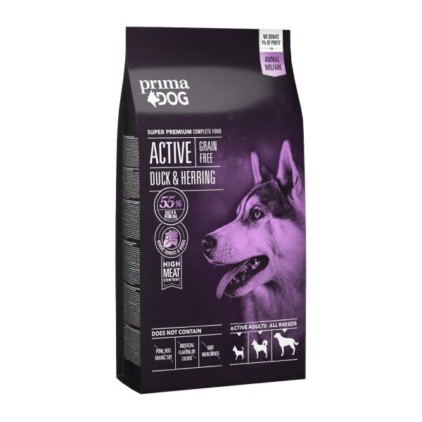 PrimaDog Active Grain Free Duck & Herring (10 kg)