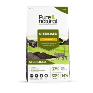 Purenatural Cat Sterilised Adult Chicken (10 kg)