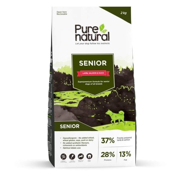 Purenatural Dog Senior Lamb, Salmon & Duck (2 kg)