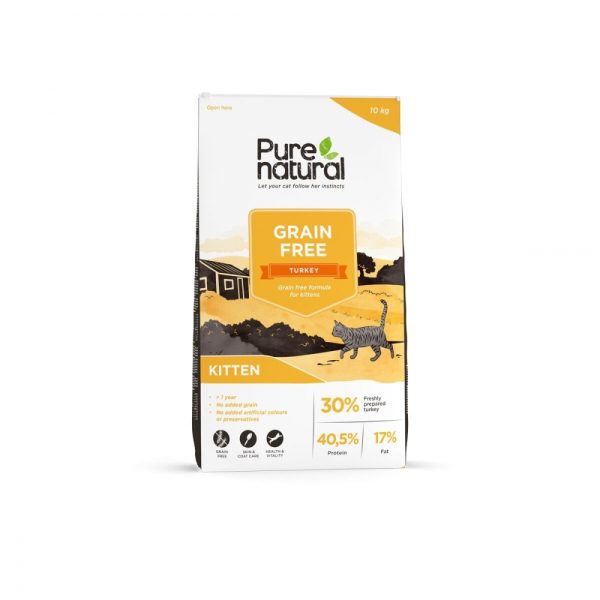 Purenatural Kitten Grain Free Turkey (10 kg)